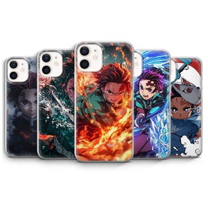 Custodia per telefono Tanjiro Kamado Demon Slayer Manga Anime Cover per iPhone / Samsung / Google Pixel