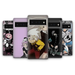 Capa de celular Soul Eater Evans Maka Black Star Shoujo Death the Kid Manga Anime para Google Pixel 10 | Samsung S25 | iPhone 17