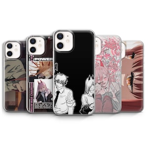 Coque pour téléphone Chainsaw Man Makima Power Anime Manga Cover pour iPhone 16, 16e, Pro, Plus, Pro Max, 15, 14, 13, 12, 11 | Samsung | Pixel de Google