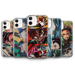 Tanjiro Kamado Phone Case Demon Slayer Manga Anime Cover for iPhone 16e Pro Max 15 14 13 12 11, Samsung S25 S24 FE S23, Google Pixel 9A Pro