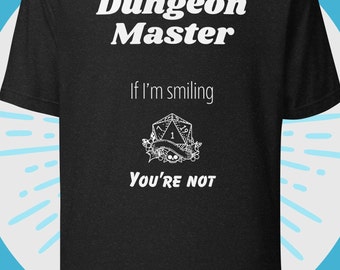 Dungeons and Dragons Dungeon Master Shirt | D&D DM Gift | DND DM Clothing Gift for Him or Her | Dungeon Master Gift