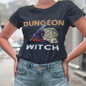 Dungeon Witch DND Shirt for Women, Dungeon Master Shirt, Dungeons and Dragons Shirt
