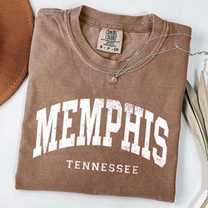 Memphis Tennessee Shirt, Distressed College Tee, Bluff City T-Shirt, Retro Memphis Souvenir, Vintage City Top, Unisex Tennessee Shirt