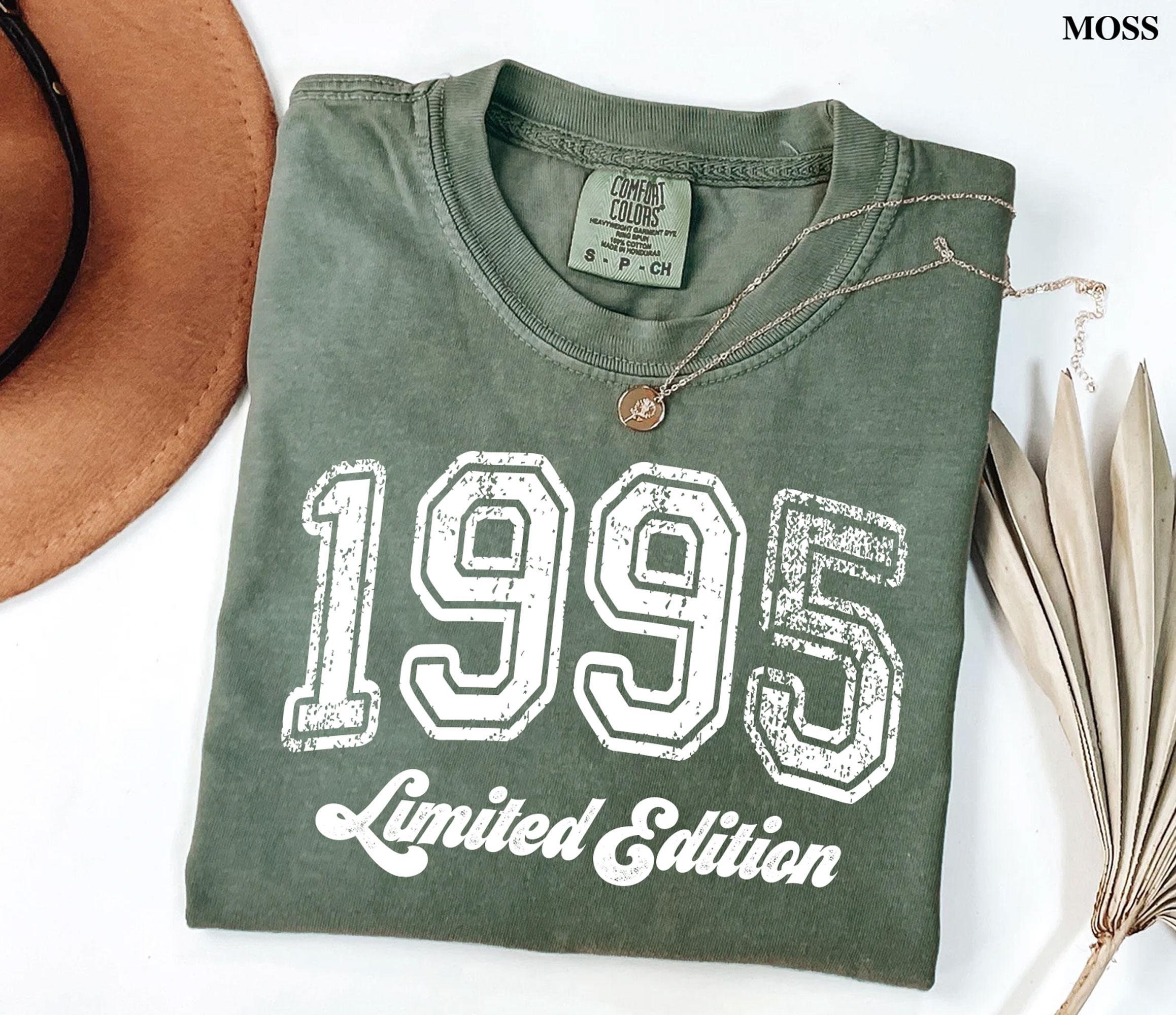 Vintage 1995 Limited Edition T-shirt: Garment-dyed Retro Tee - Etsy