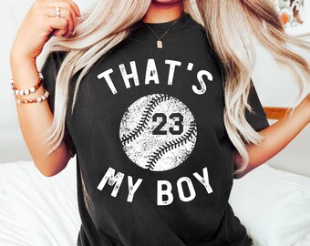 Custom Baseball Mom Shirt: Comfort Colors Game Day Tee