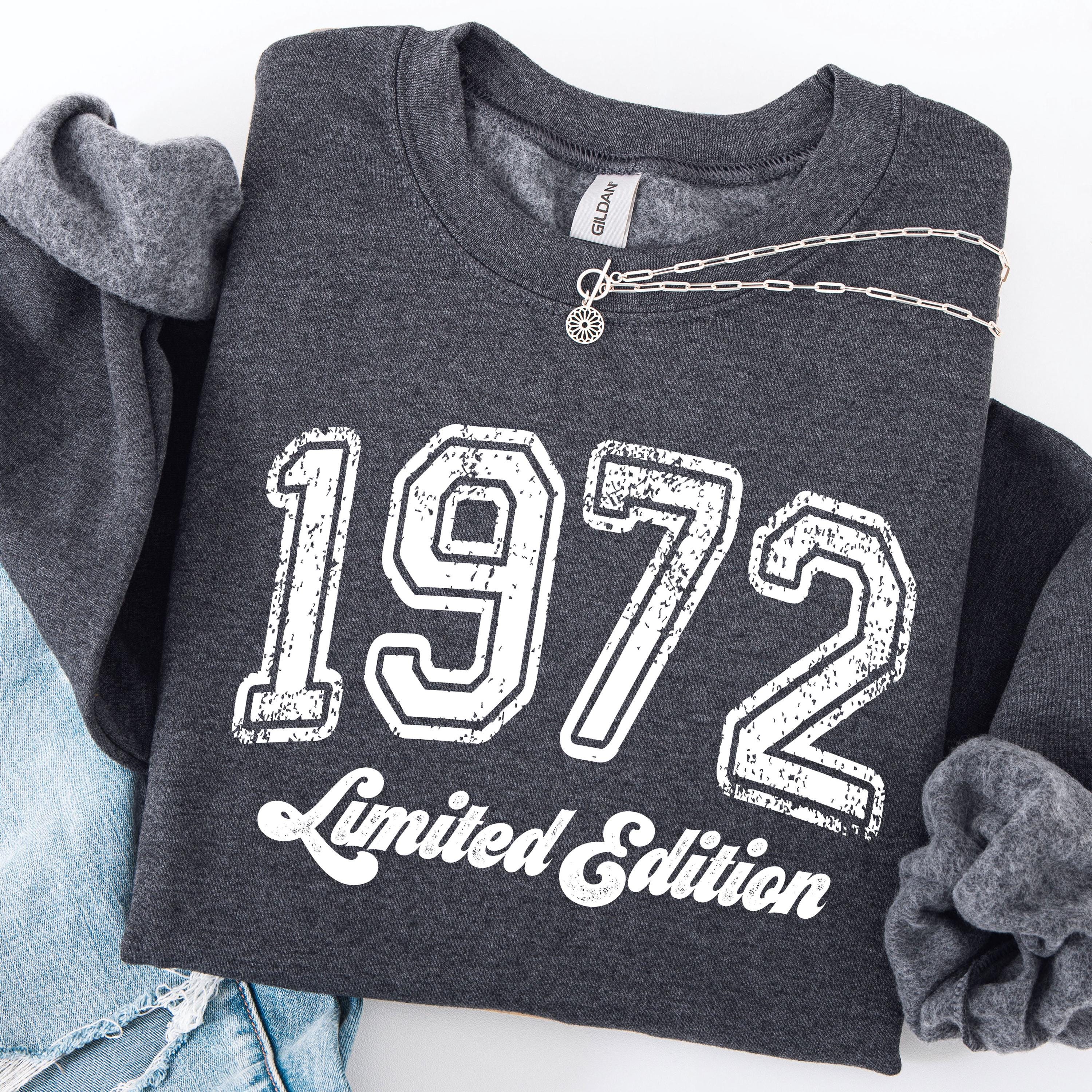 1972 Vintage Sweatshirt: Retro 70s Birthday Gift - Etsy