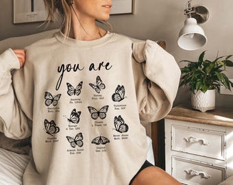 You Are Bible Verse Sweatshirt: Christian Women's Sweatshirt