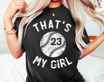 Personalized Baseball Mom Shirt: Comfort Colors Team Pride Tee