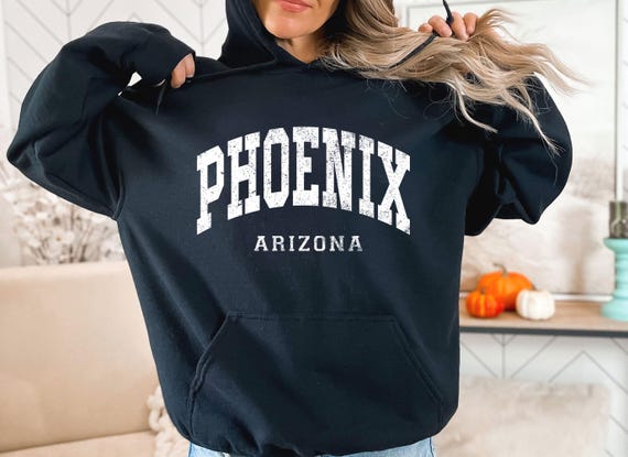 Vintage Phoenix Arizona Hoodie: College Style Unisex Sweatshirt - Etsy