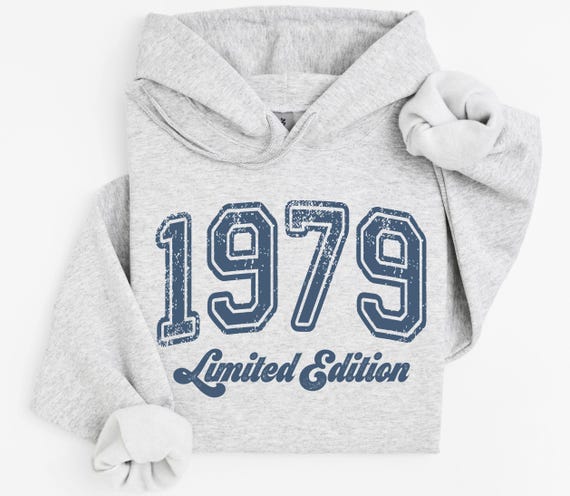 1979 Limited Edition Hoodie: Vintage Retro Birthday Gift