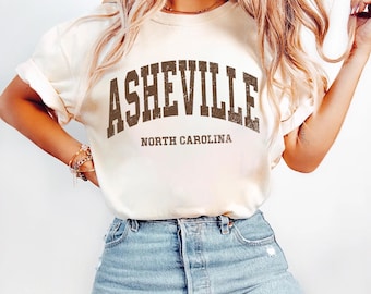 Retro Asheville North Carolina Tee: Mountain Trip Souvenir