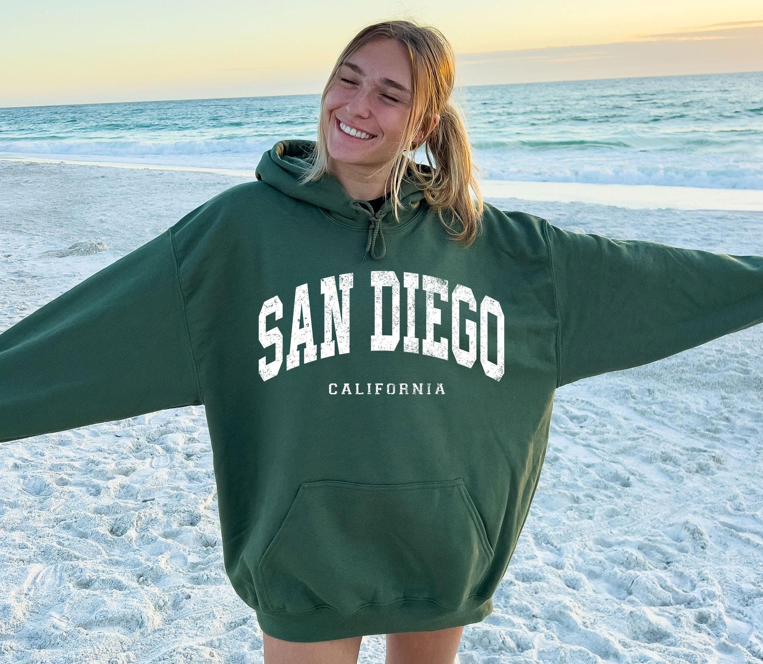 Vintage San Diego California Hoodie: Unisex College Pullover - Etsy