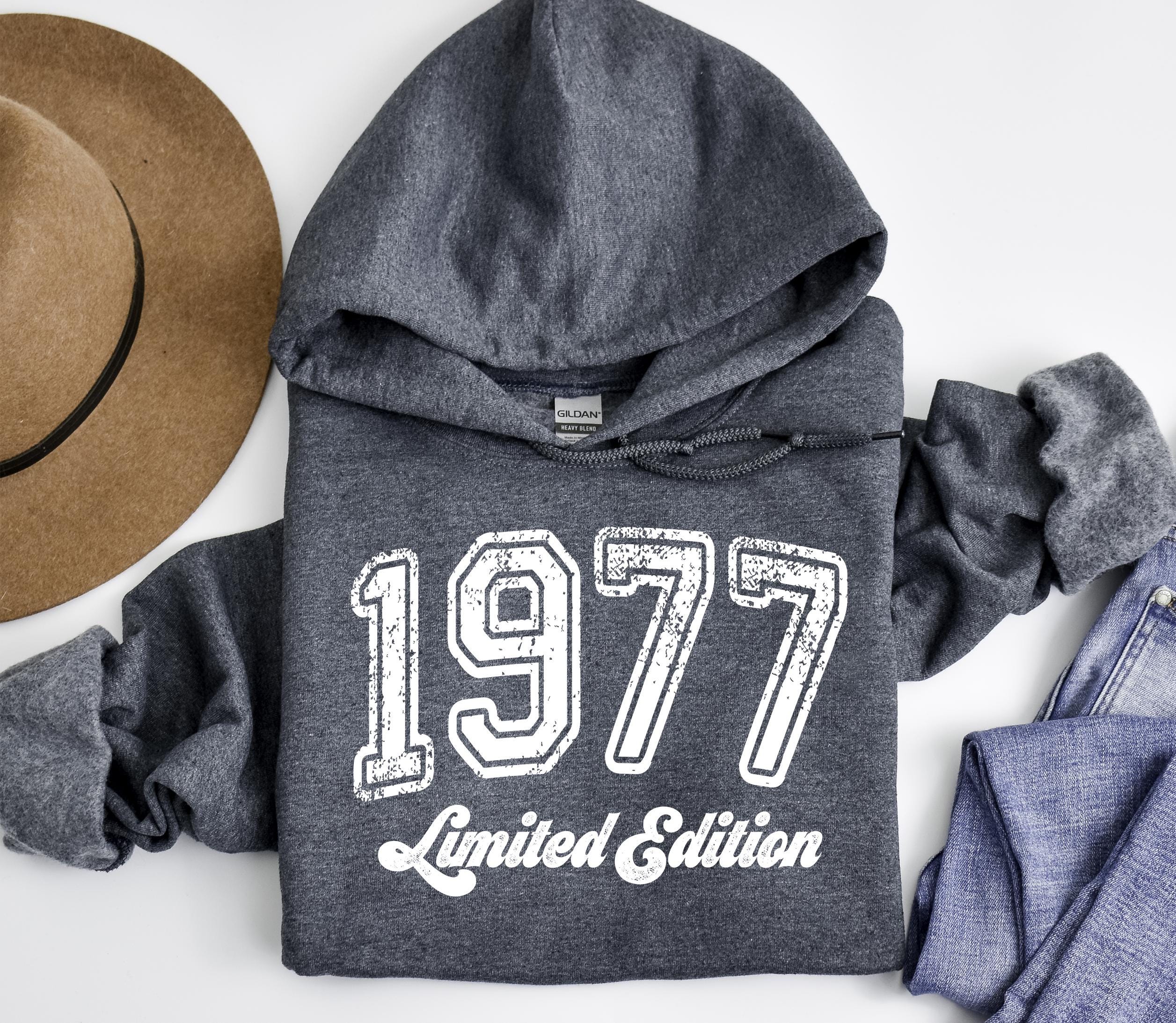 1977 Limited Edition Hoodie: Retro Birthday Gift - Etsy