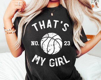 Custom Basketball Mom T-Shirt: Personalized Player Number, Proud Parent Gift