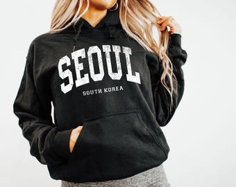 Seoul South Korea Hoodie: Vintage Style Travel Sweatshirt
