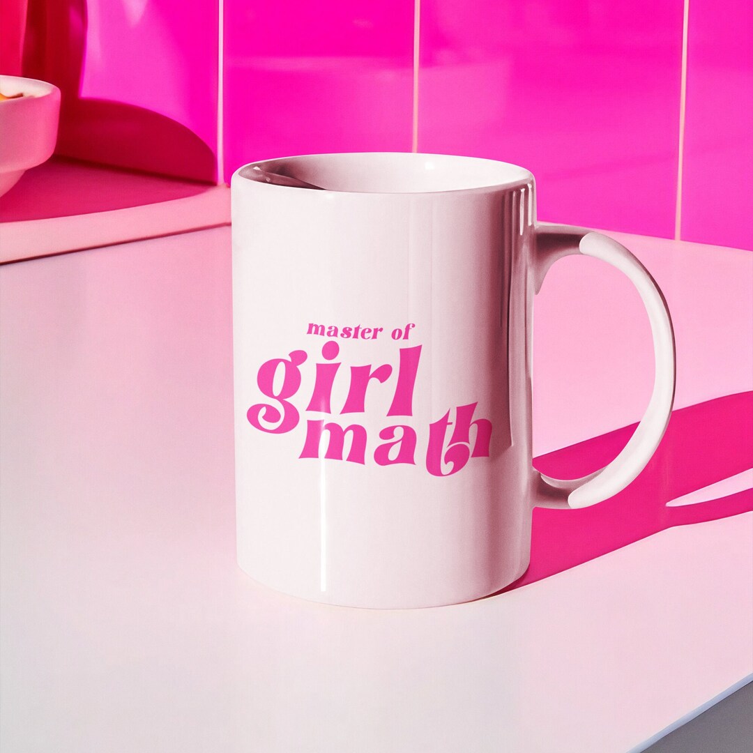 Math Pink Master of GIRL MATH Pink Mug Cute Secret Santa Christmas Gift - Etsy