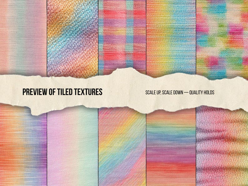 Colorful linen fabric digital paper, seamless pattern png, realistic seamless pattern, scrapbooking paper, digital download, digital product