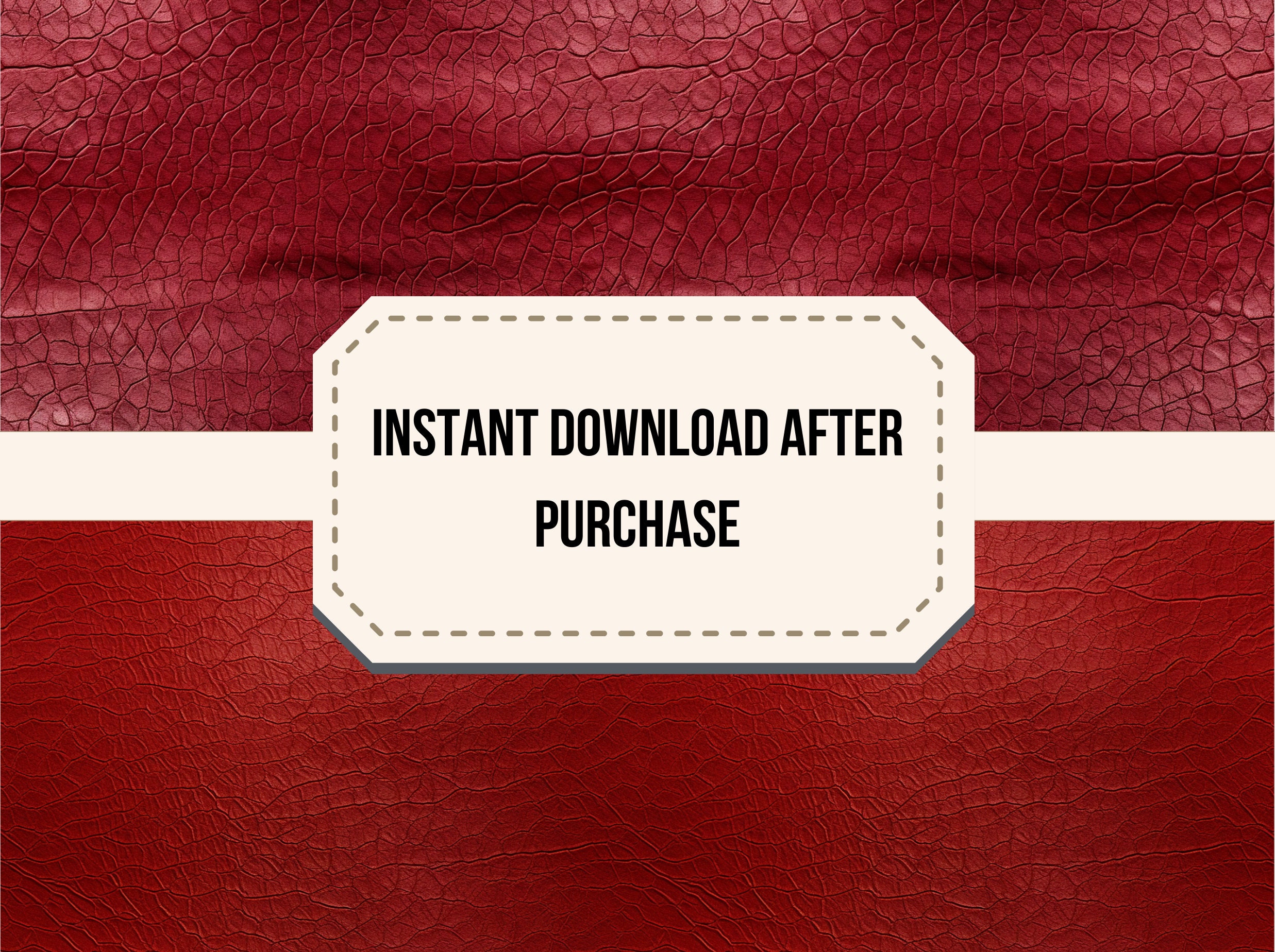 Red Leather Digital Paper Pack, Realistic Digital Leather Textures ...