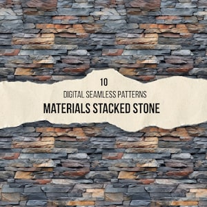 Stacked stone seamless patterns, digital stone papers, rock seamless backgrounds, stone backsplash design, digital printable papers png