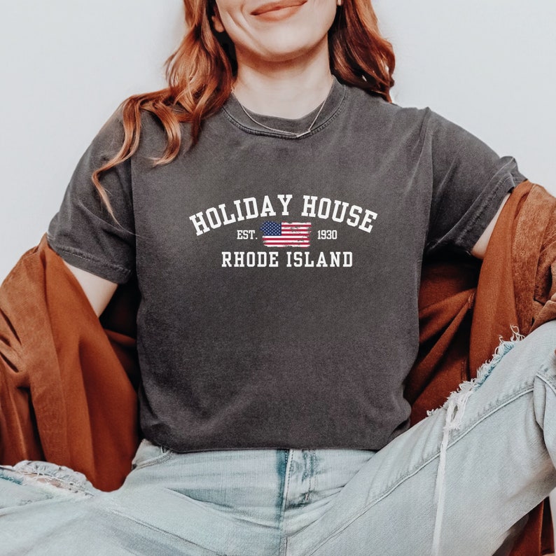 Holiday House Rhode Island Shirt, Family Holiday Shirt, Gift for