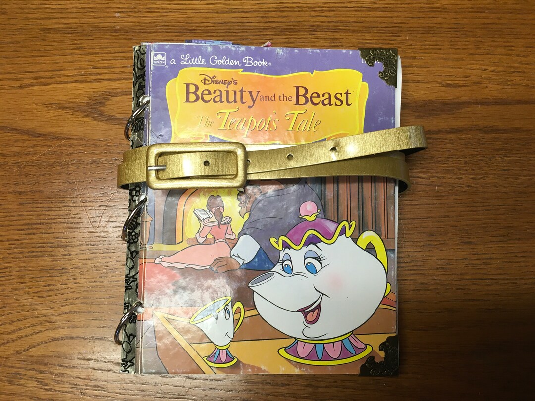 Beauty and the Beast the Teapots Tale 1993 Creative Junk Journal Etsy