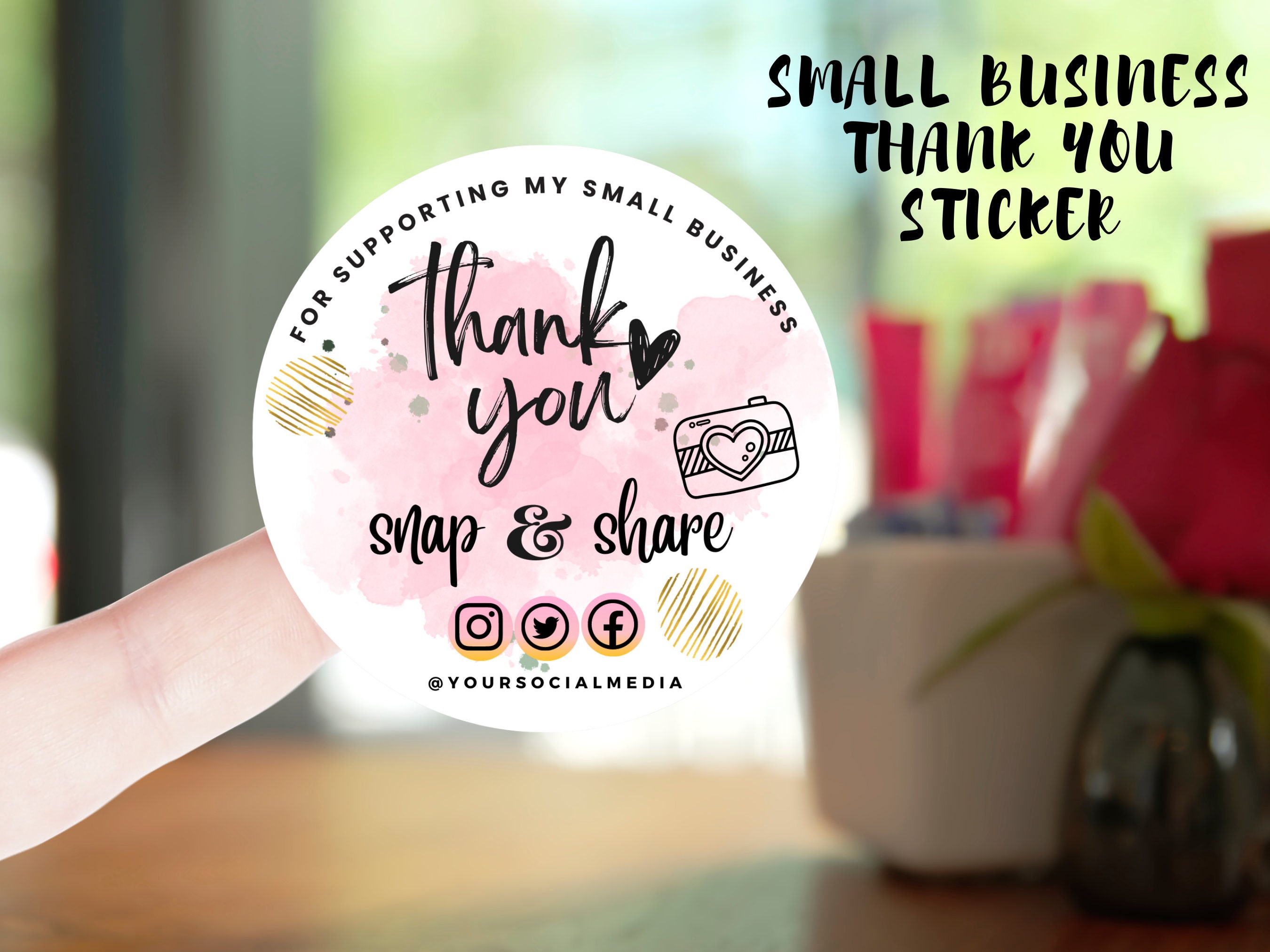 Thank You Sample Sticker 2