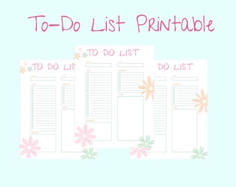 To Do List | Spring Floral