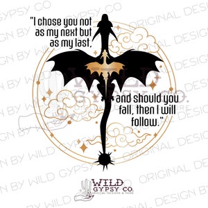 I Choose You as My Last, Fourth Wing PNG, Iron Flame PNG, Tairn Png