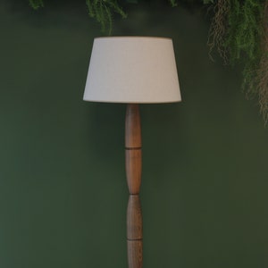 Exclusive Floor Lamp , Mid-Century Lamp , Wood Standard Lamp , Handmade Collection Lamp , Large Lamp , Home Lighting , Unique Gift image 2