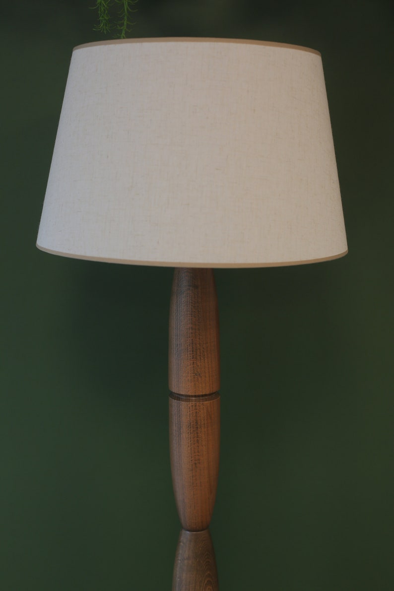 Exclusive Floor Lamp , Mid-Century Lamp , Wood Standard Lamp , Handmade Collection Lamp , Large Lamp , Home Lighting , Unique Gift image 6