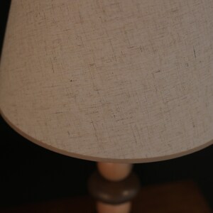 Unique Modern Table Lamp , Wooden Desk Lighting , Handmade Midcentury Table Lamp , Table Night Lamp ,Homeowner Gift image 4