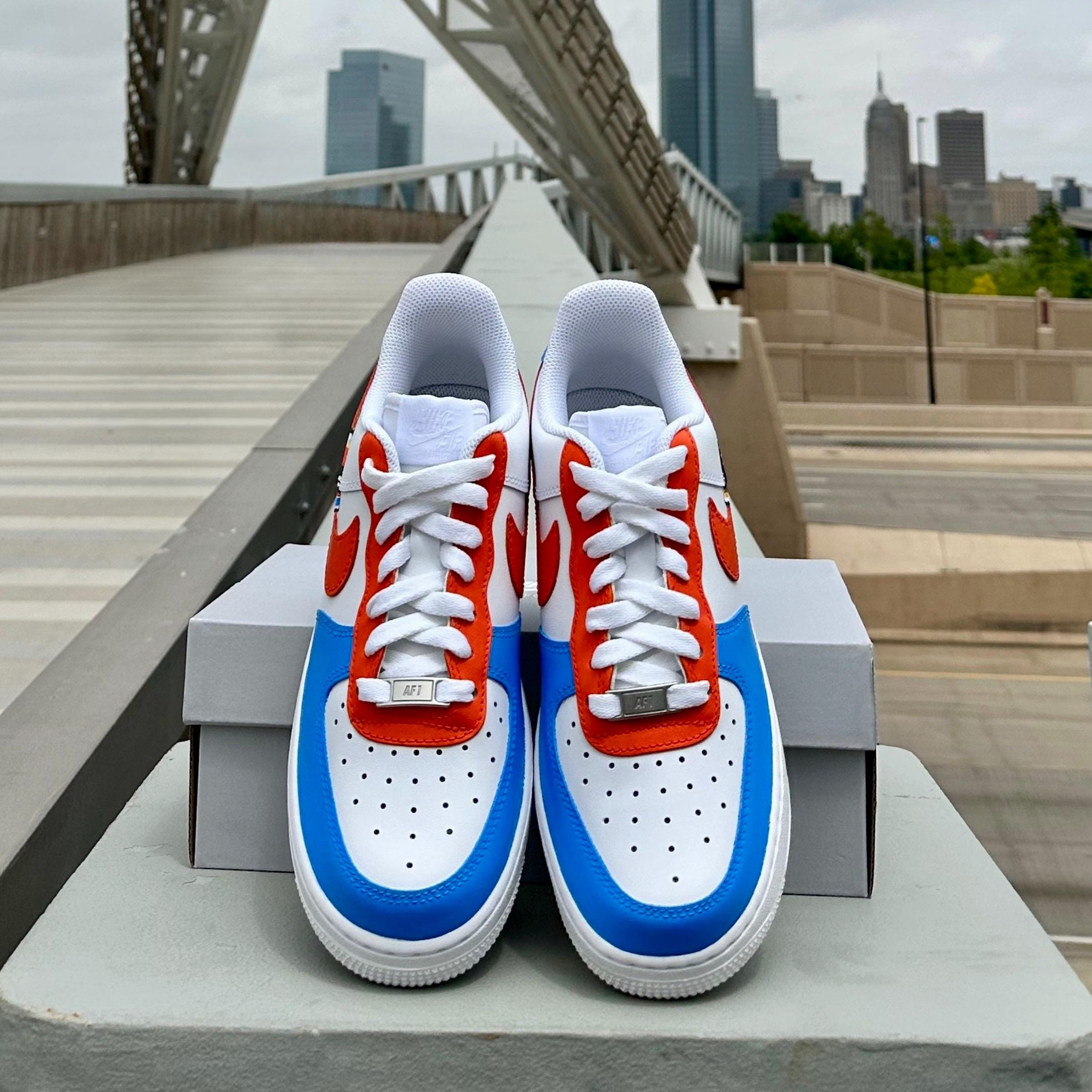 Custom OKC Thunder Air Force 1 Low - Etsy display picture 3