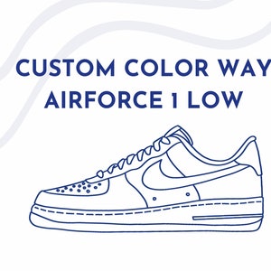 Custom Color Way Air Force 1 Low