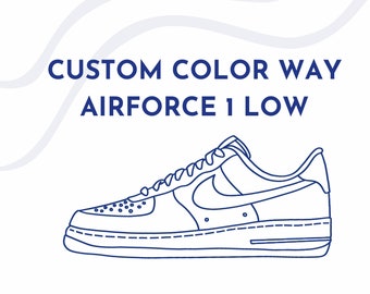 Custom Color Way Air Force 1 Low