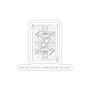 once upon a broken heart, once upon a broken heart sticker, booktok, little fox, evangeline fox, jacks, fantasy