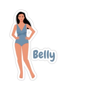 the summer i turned pretty sticker, belly sticker, book sticker