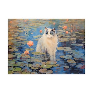 Cartoline Cat Monet