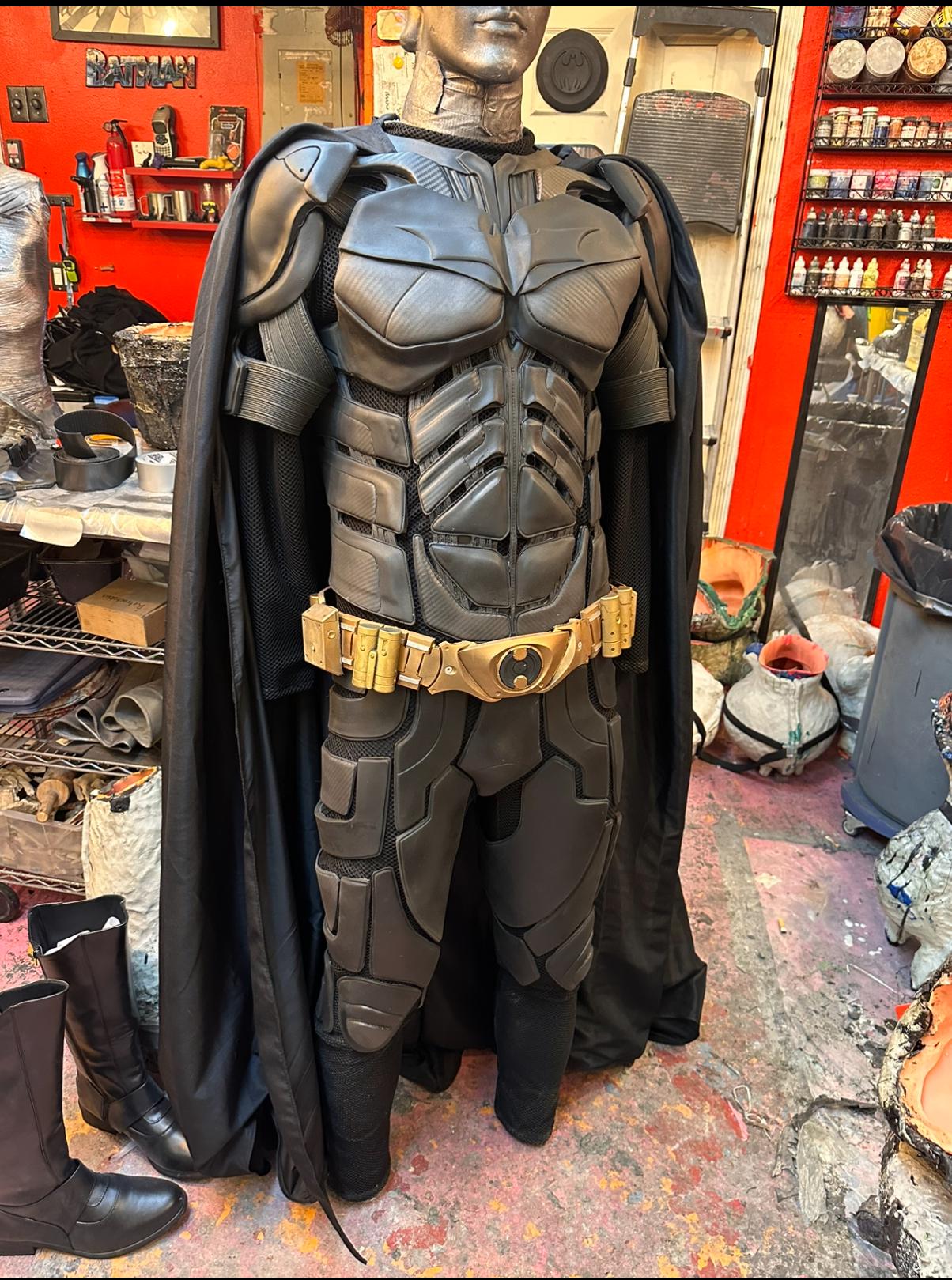 Cavaliere Oscuro Batman Costume Uomo Costume Batman TDK Lights On