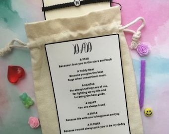Gift for my dad, Little Bag for Dad, Birthday Gift, Thoughtful Gift, i love you gift, Dad Birthday Gift, Keepsake Gift For Dad