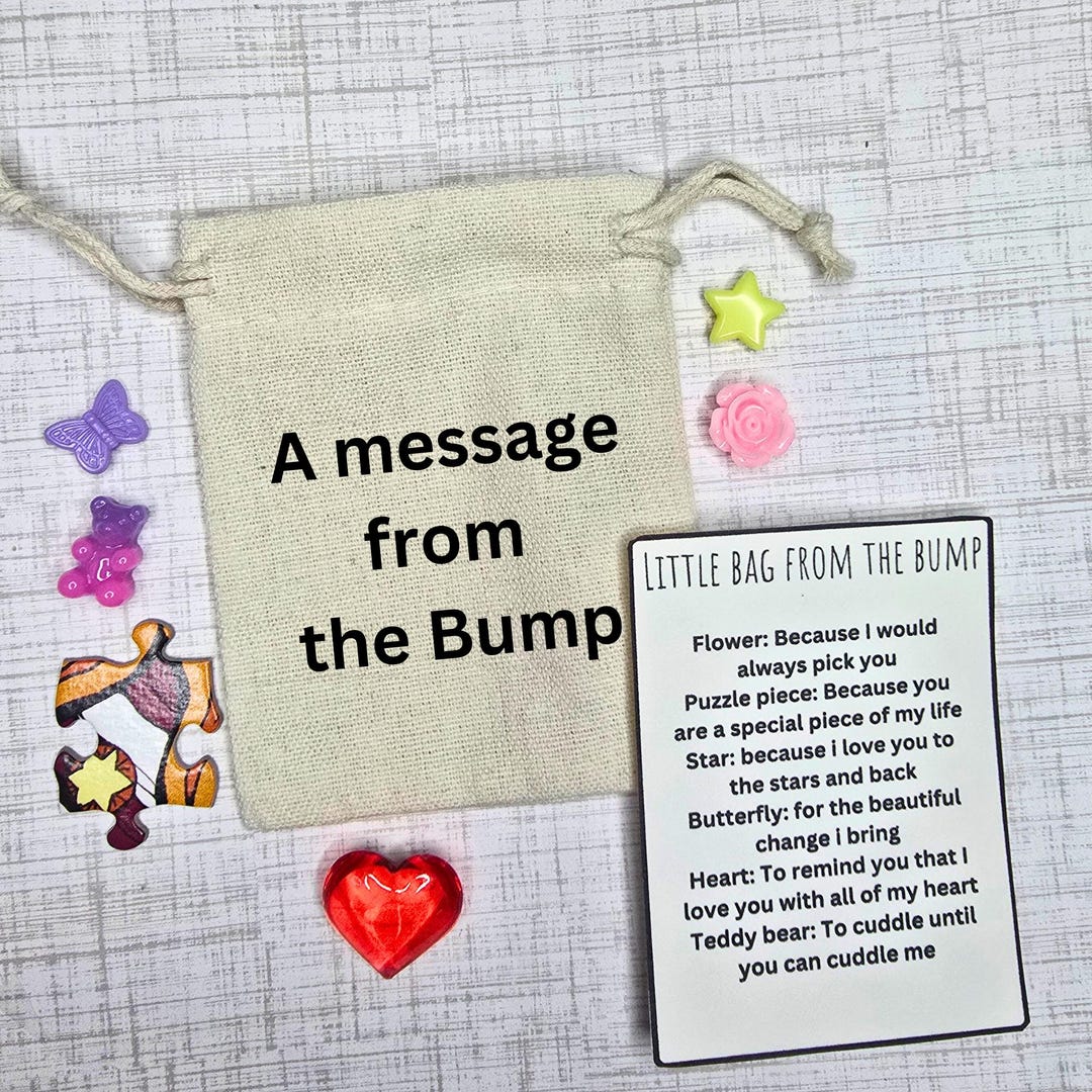 Bubby Message A Little Message From the Bump,baby Boy Baby Girl, for Mummy and Daddy ...