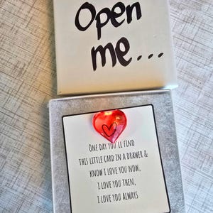 Card of love to my girlfriend, valentine's day gift card bf and gf, sweet card for boyfriend , a heart to my gf, long distance card couple
