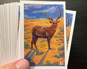 Savanna STICKER - ACEO Artwork - EastridgeStudios
