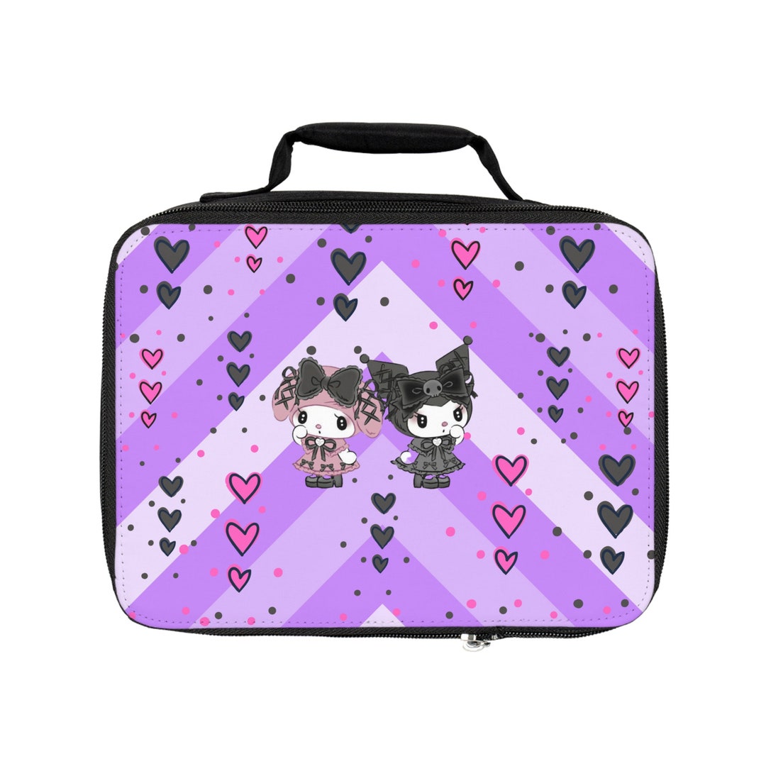 Lunch Bag Kuromi and My Melody Design Kawaii Lunch Bag Bag Etsy