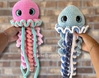 Jellyfish Crochet Pattern | 2 in 1 Pattern | PDF download | Jellyfish Amigurumi Crochet Pattern