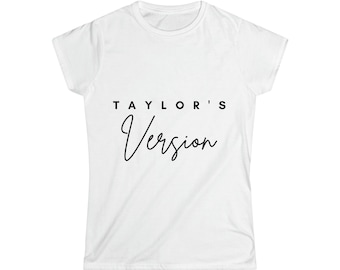 Taylor Swift Taylor's Version Tshirt Top Outfit Eras Tour Outfit