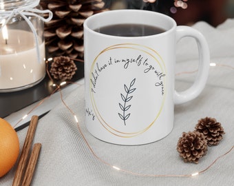 Taylor Swift Folklore Mug I Didn't Have It In Myself To Go With Grace My Tears Ricochet Eras Tour Merch Cup Gift Swiftie Gift