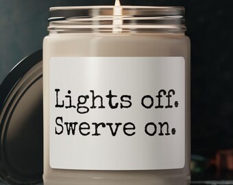Dating Couples Candle for Sexy Gift, Newlywed Presents for Lights Off, Bachelorette Party Keepsake, Funny Valentines Day Gift for Couple