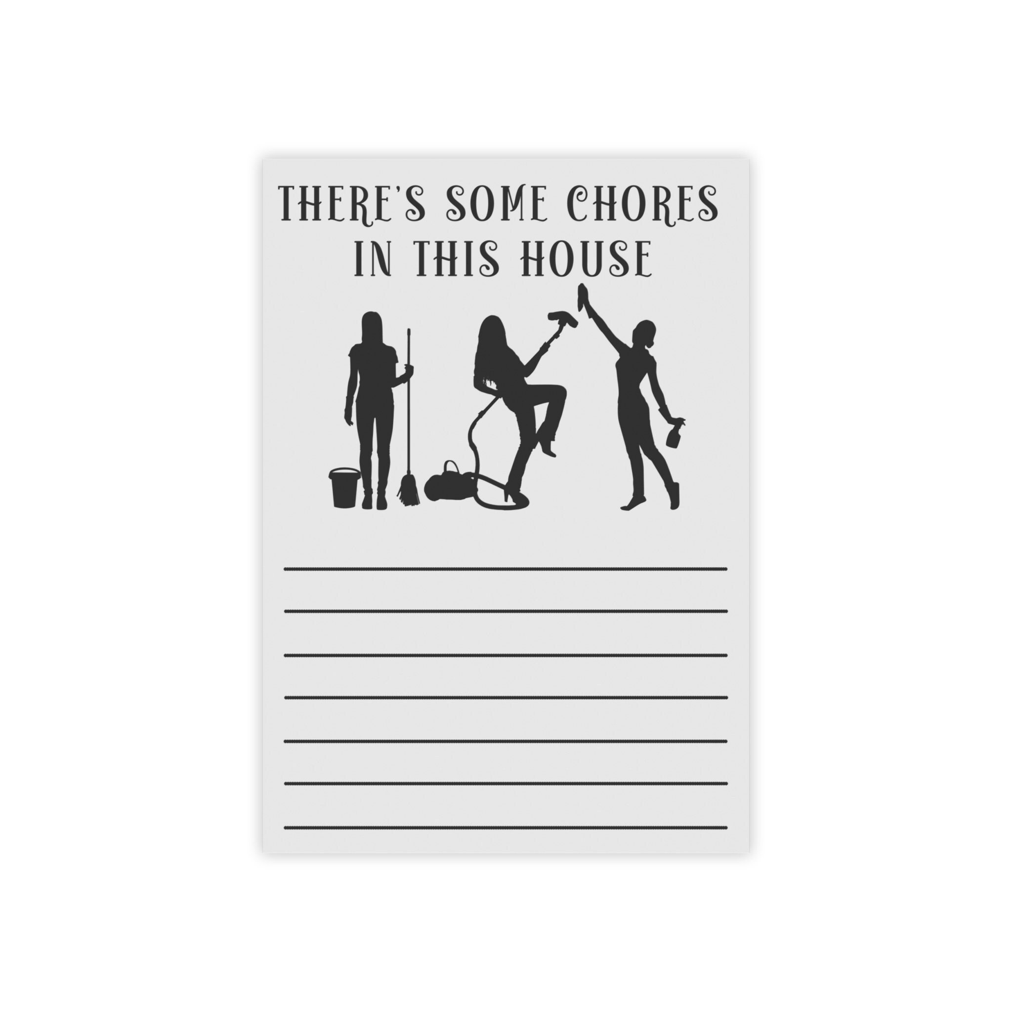 Cleaning List, Funny Chore List, Post-it® Note Pads, to Do List, Tear ...