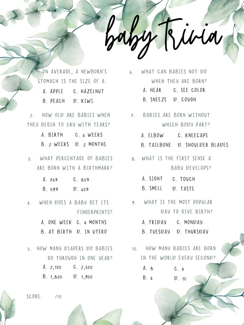 greenery-baby-trivia-greenery-baby-shower-theme-baby-shower-games-baby