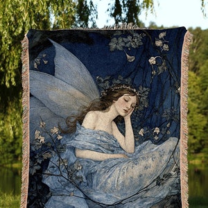 Woodland Fairies Wall Tapestry Etsy